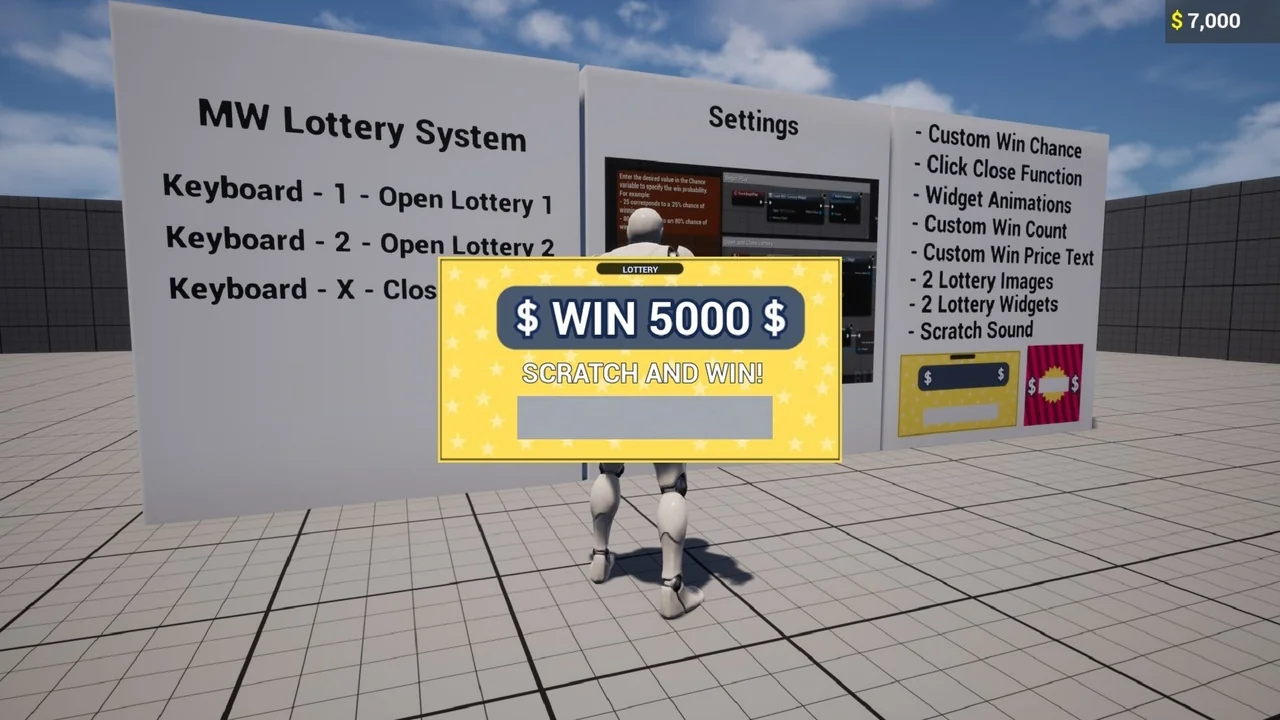 Scratch Card Lottery System asset