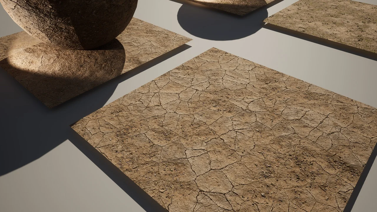 Ground Material Texture Pack (Advanced Materials / 5 Variations) asset