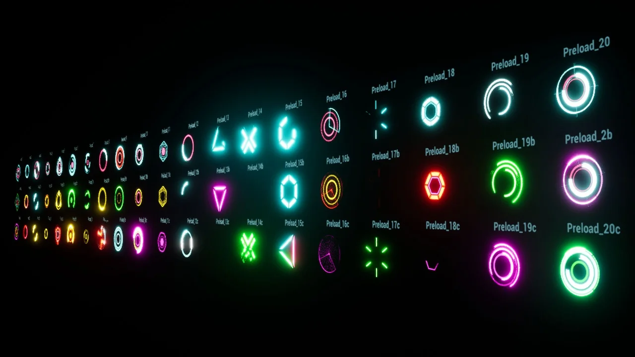 Preload materials asset