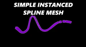 Simple Instanced Spline Mesh