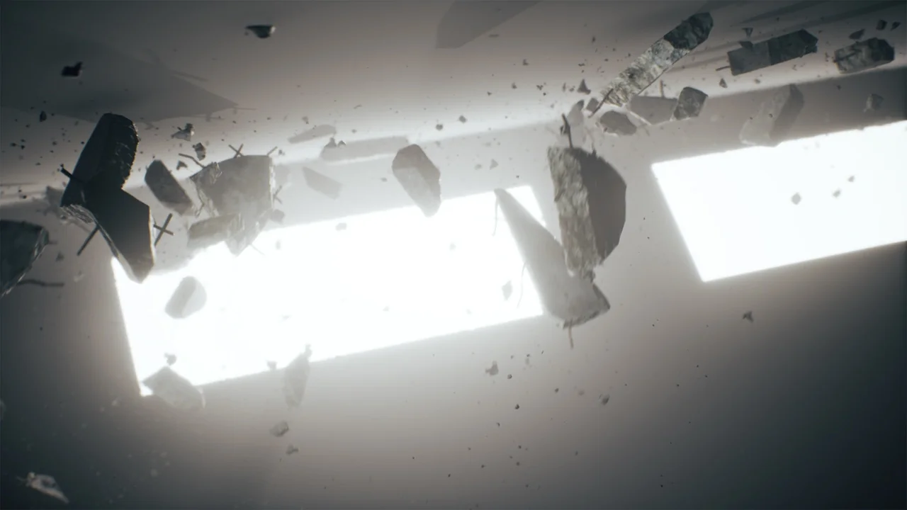 Concrete Debris VFX Pack asset