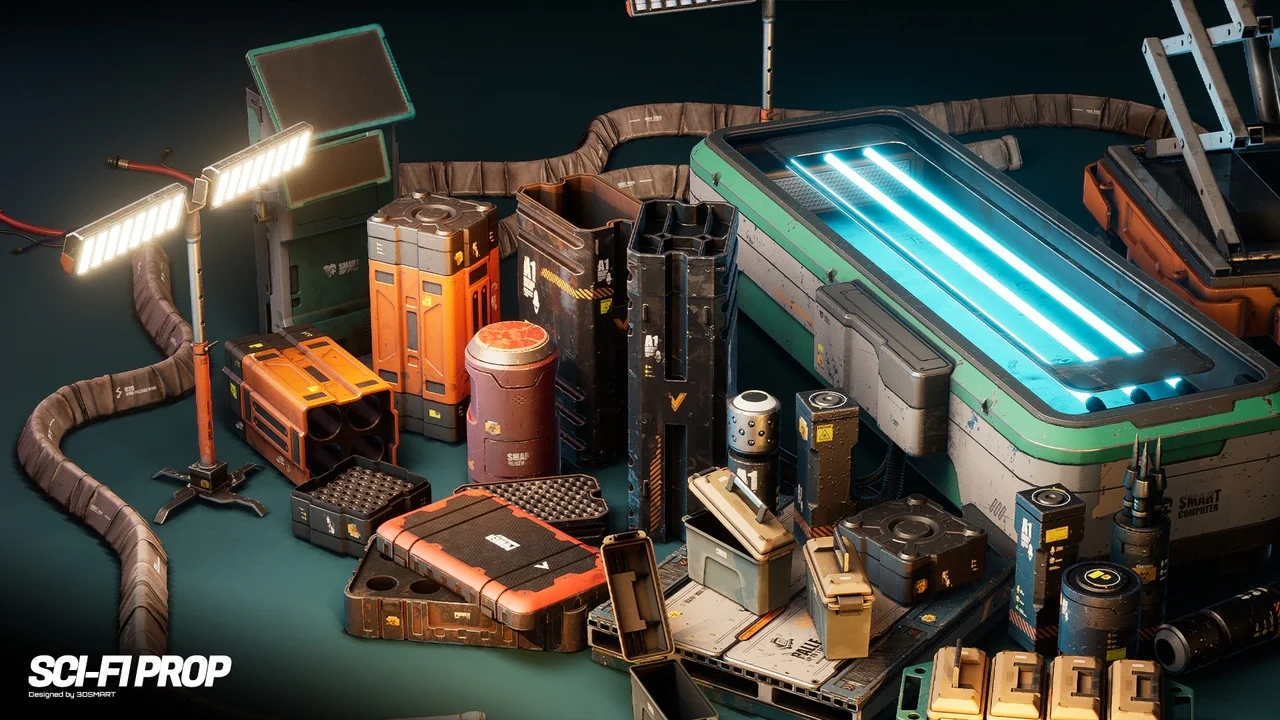 Sci-Fi Props Vol01 asset