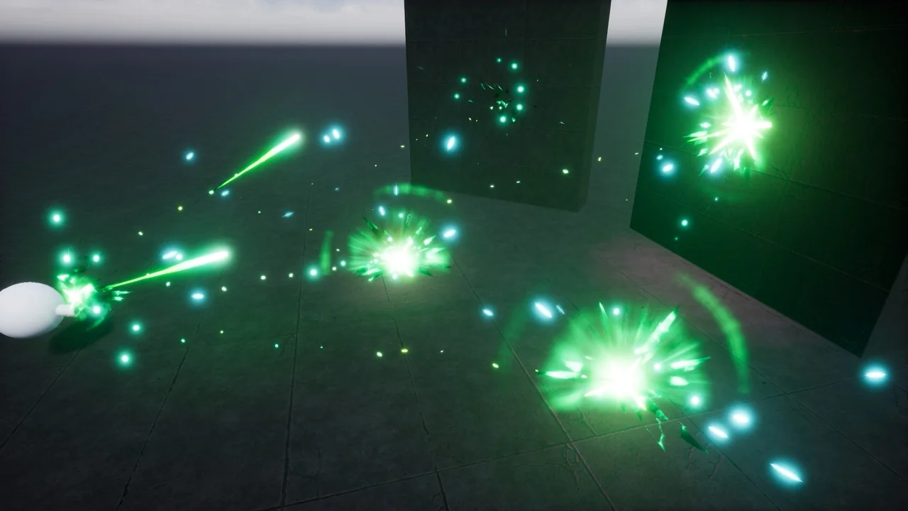 Niagara Toon Projectiles asset