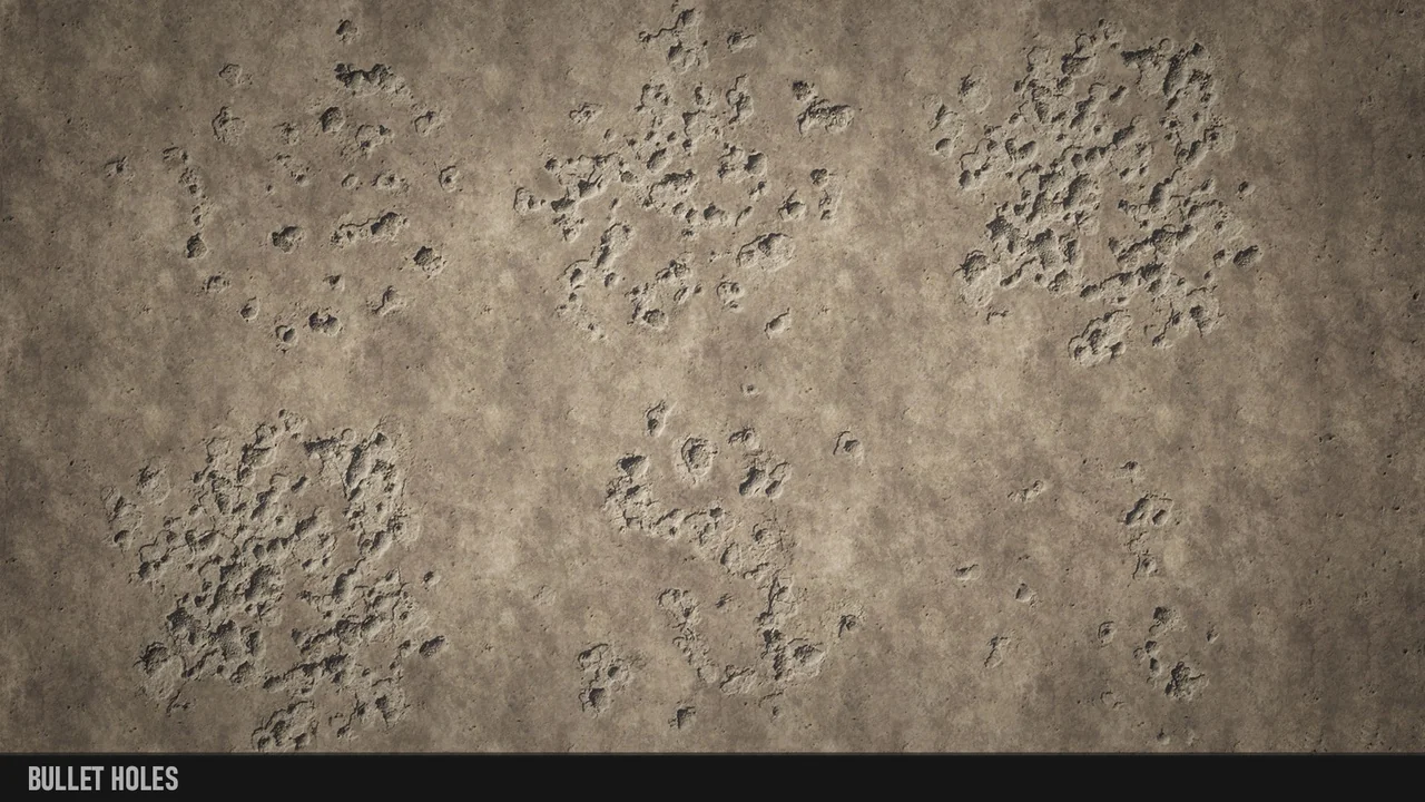 Concrete Damage Decals asset