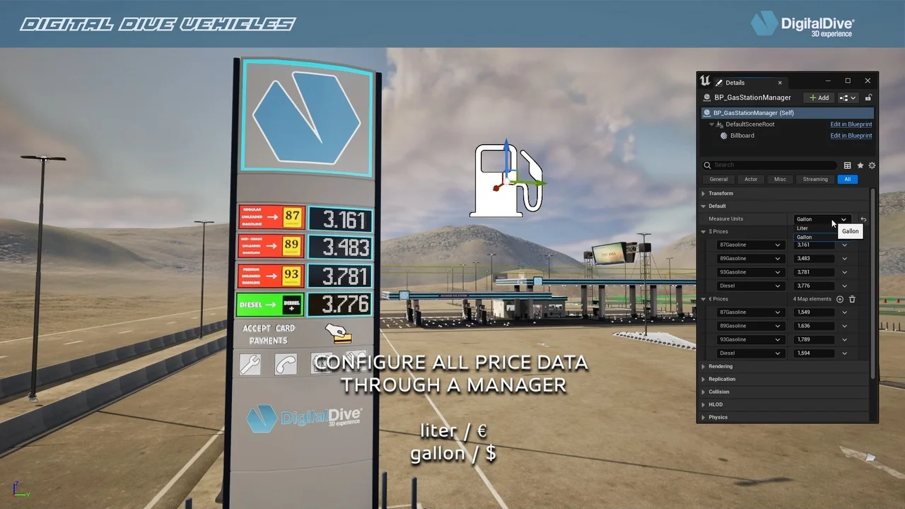 Advanced Fuel System: Multiplayer Vehicle Addon asset