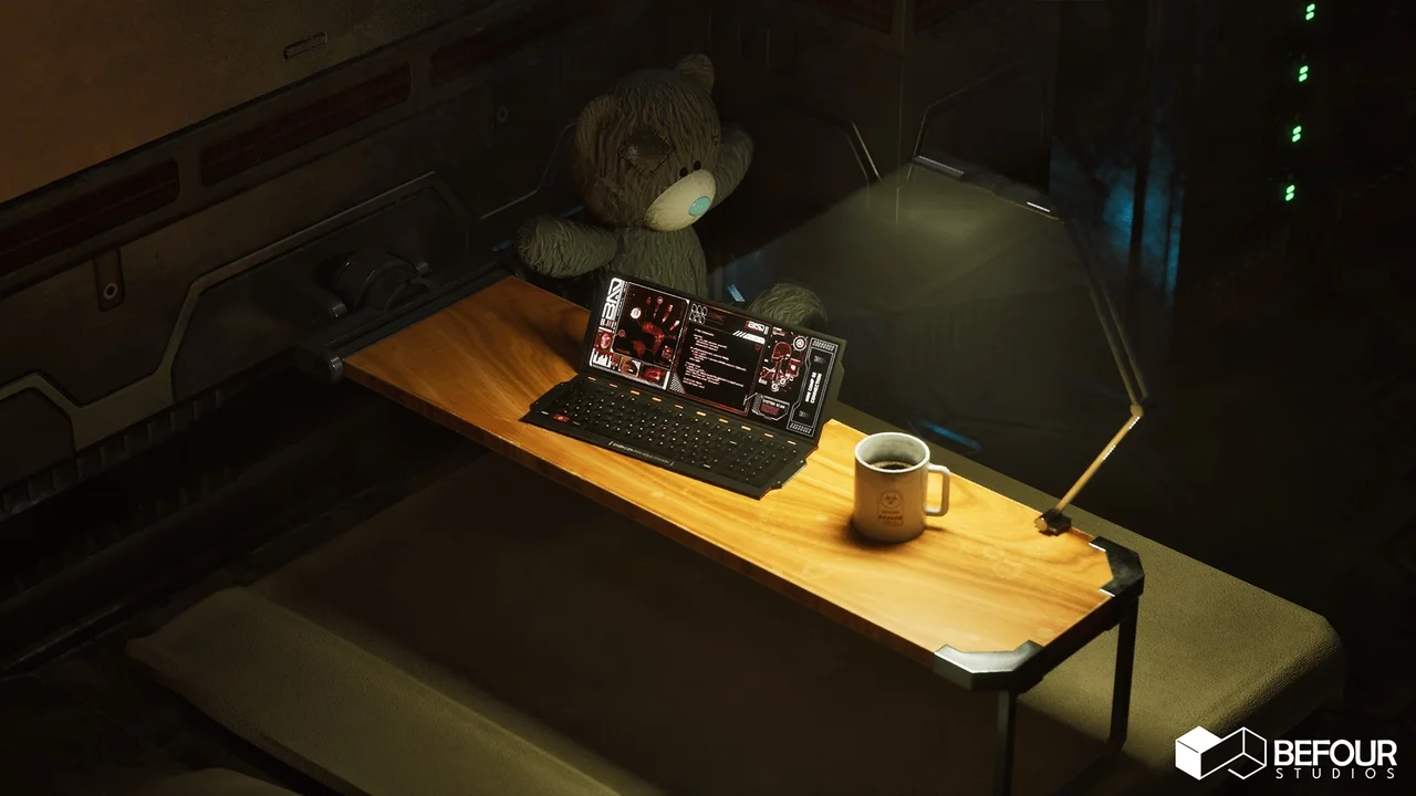 SciFi Engineer’s Room Environment asset