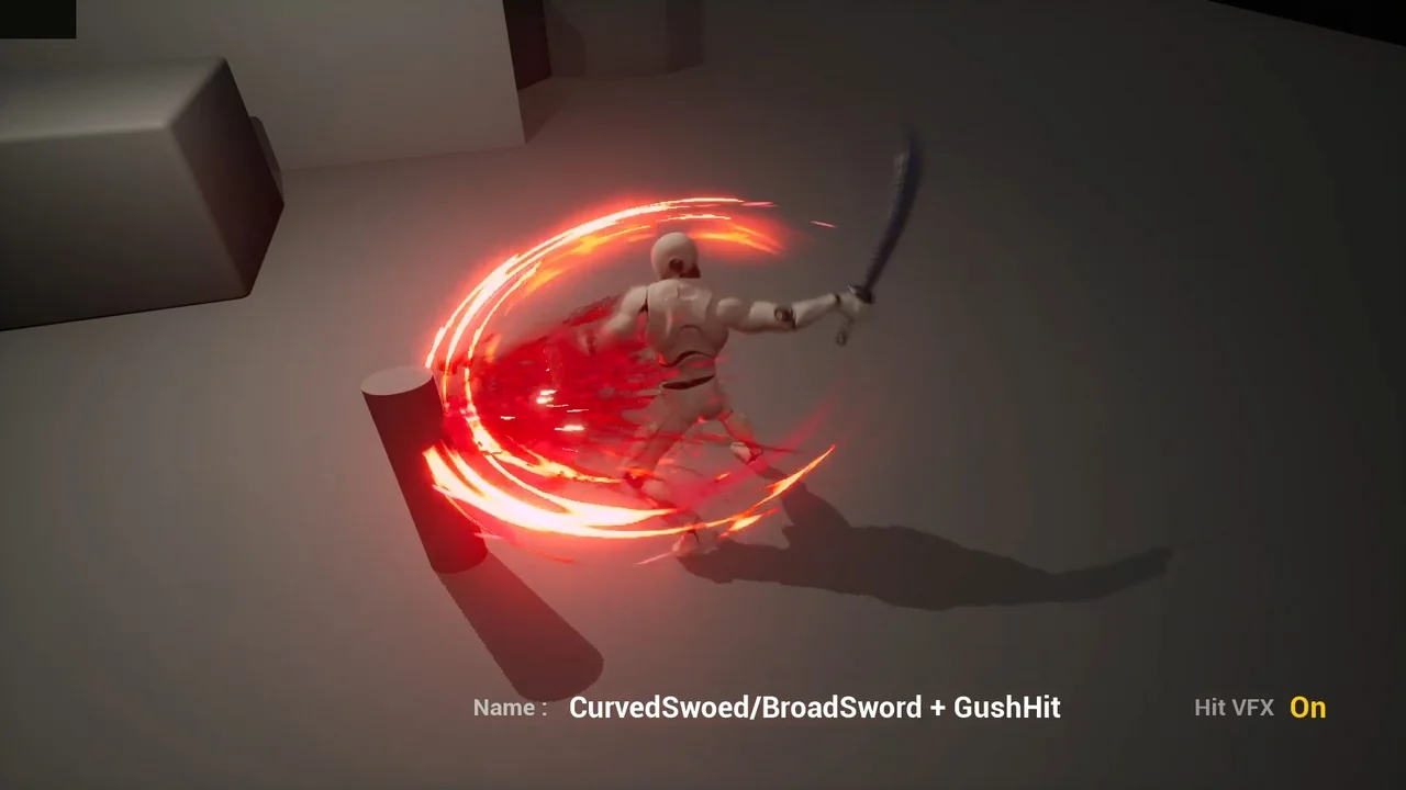 Slash and Hit VFX (with SFX) asset