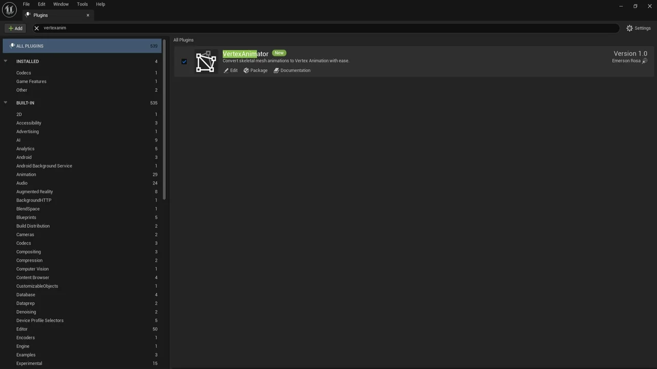 Vertex Animator asset