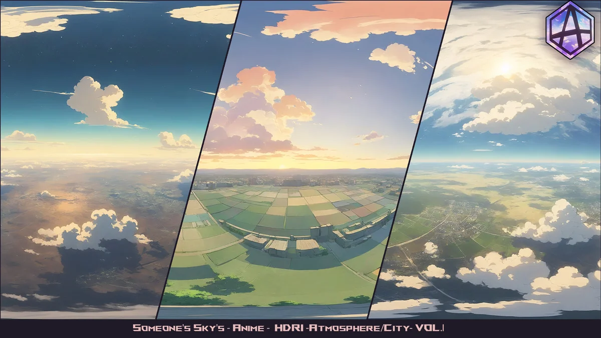 80 HDRI Someone’s Sky’s – Anime – Bundle asset