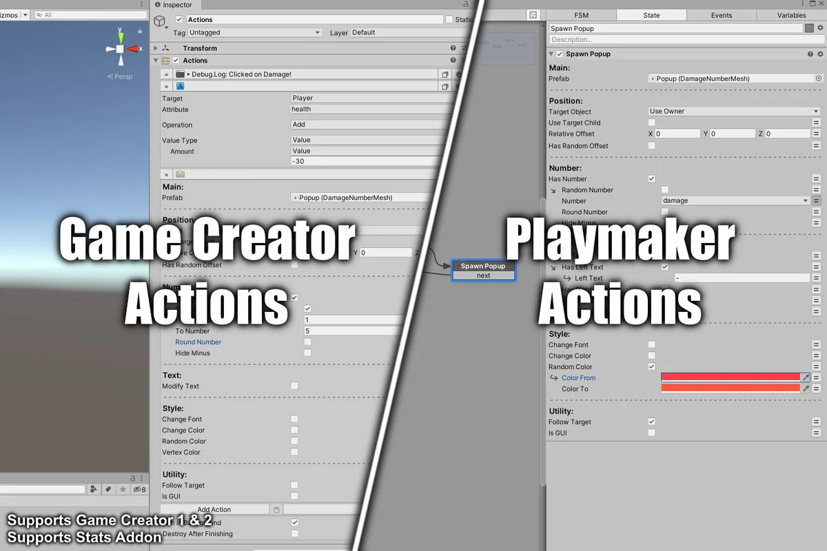 Damage Numbers Pro asset