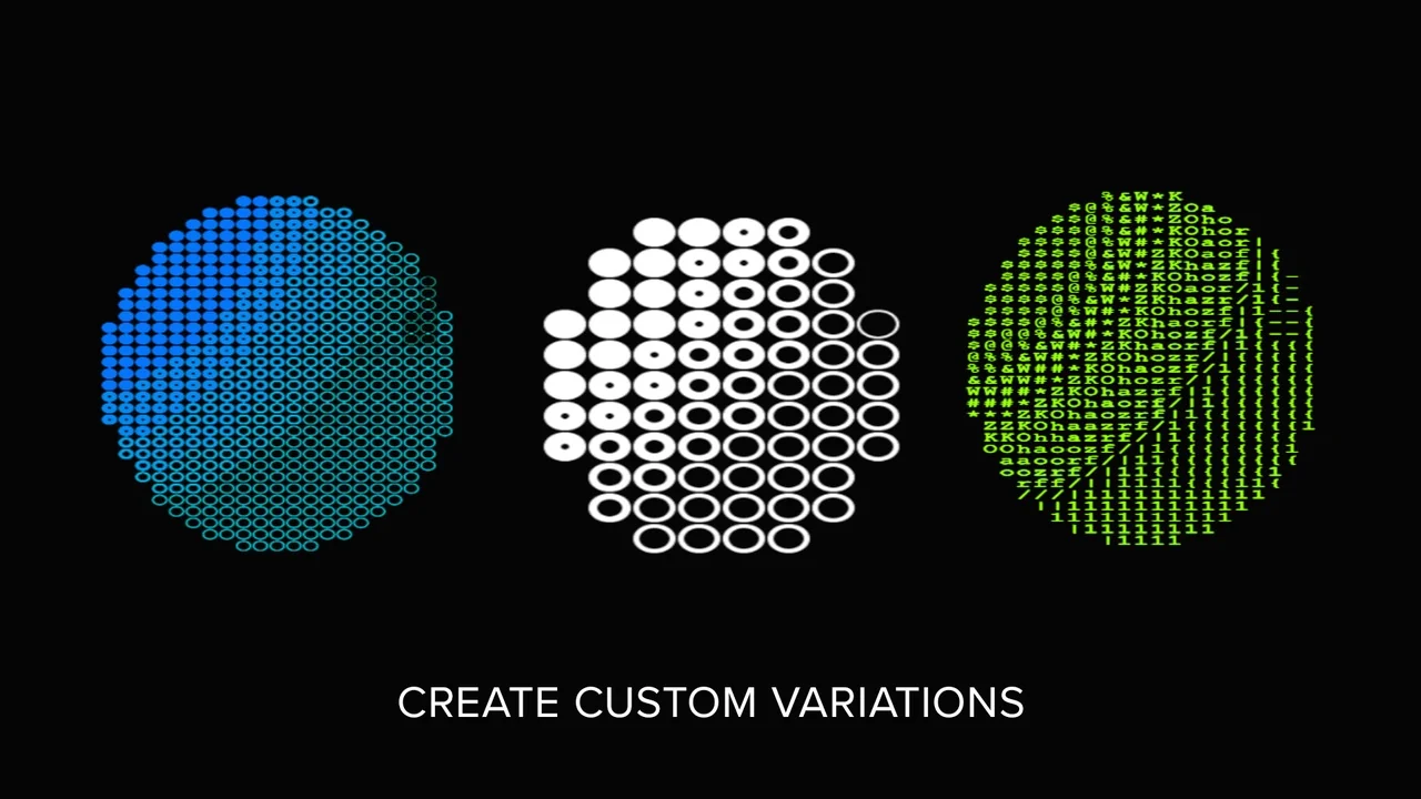 ASCII Post Process Material asset