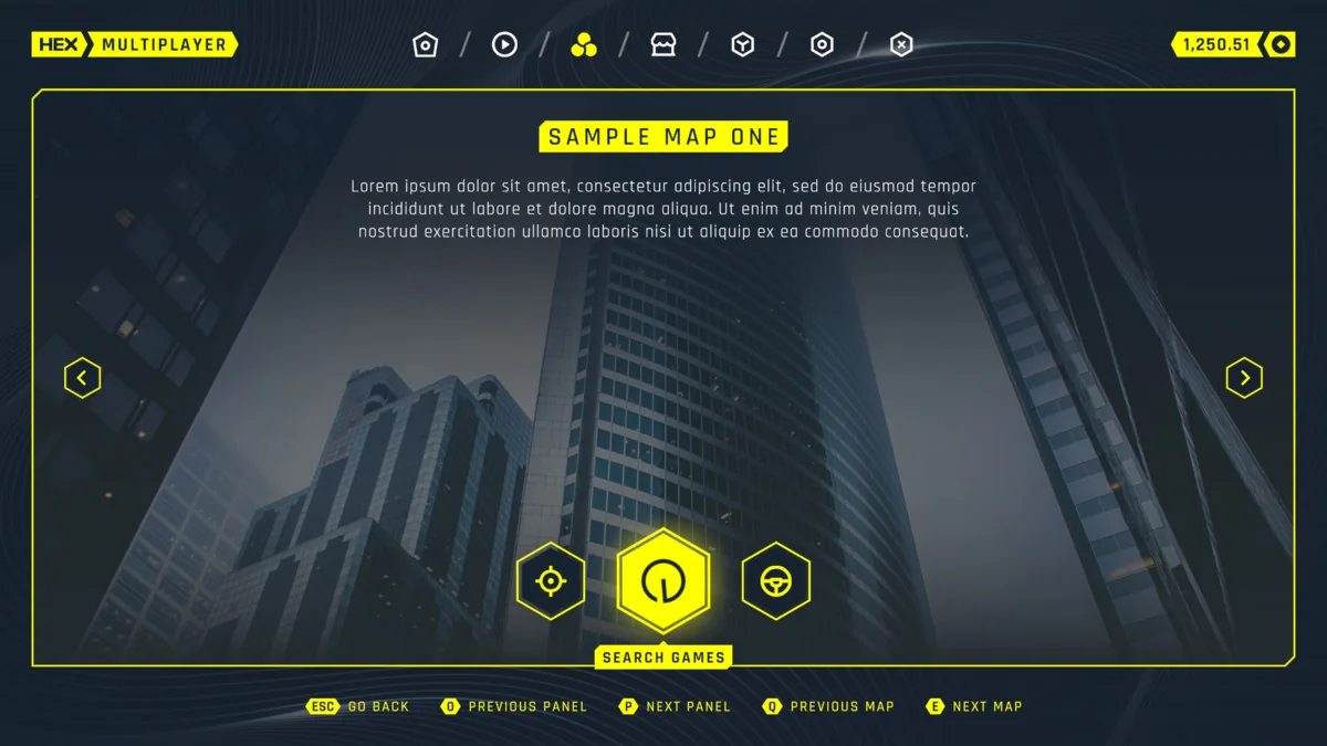 Hex – Complete Stylish UI asset