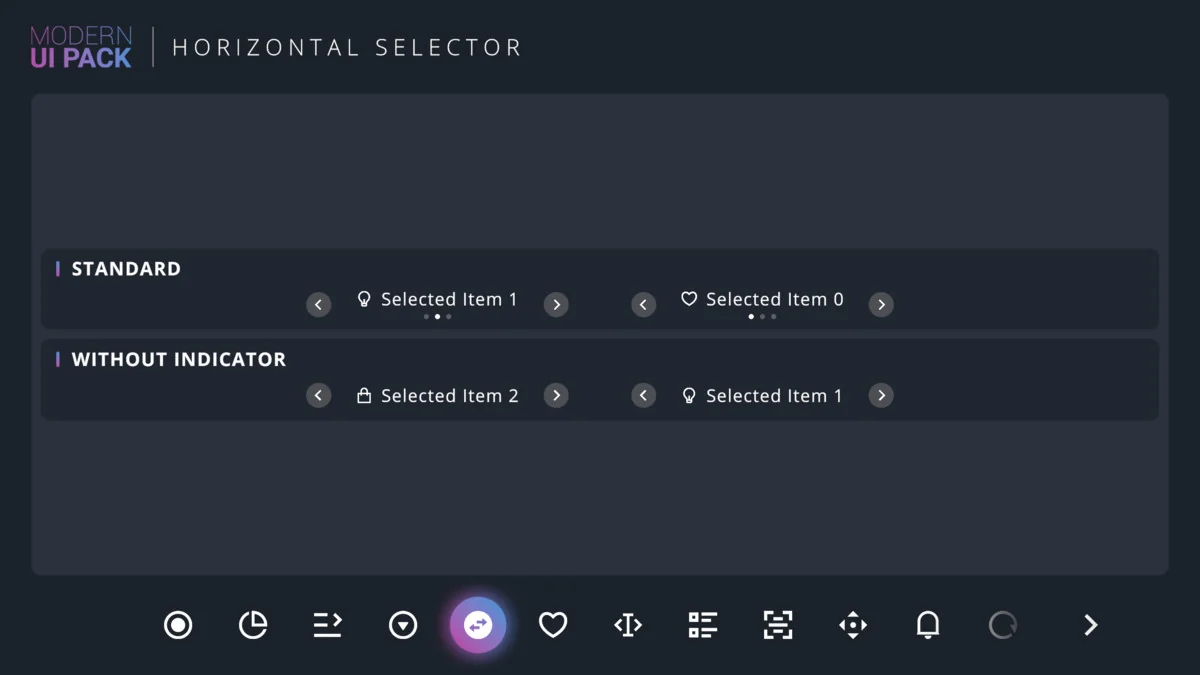 Modern UI Pack asset