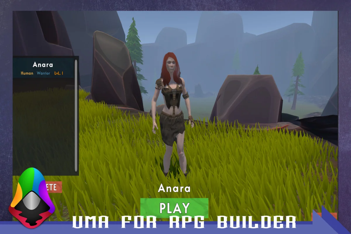 UMA for RPG Builder asset