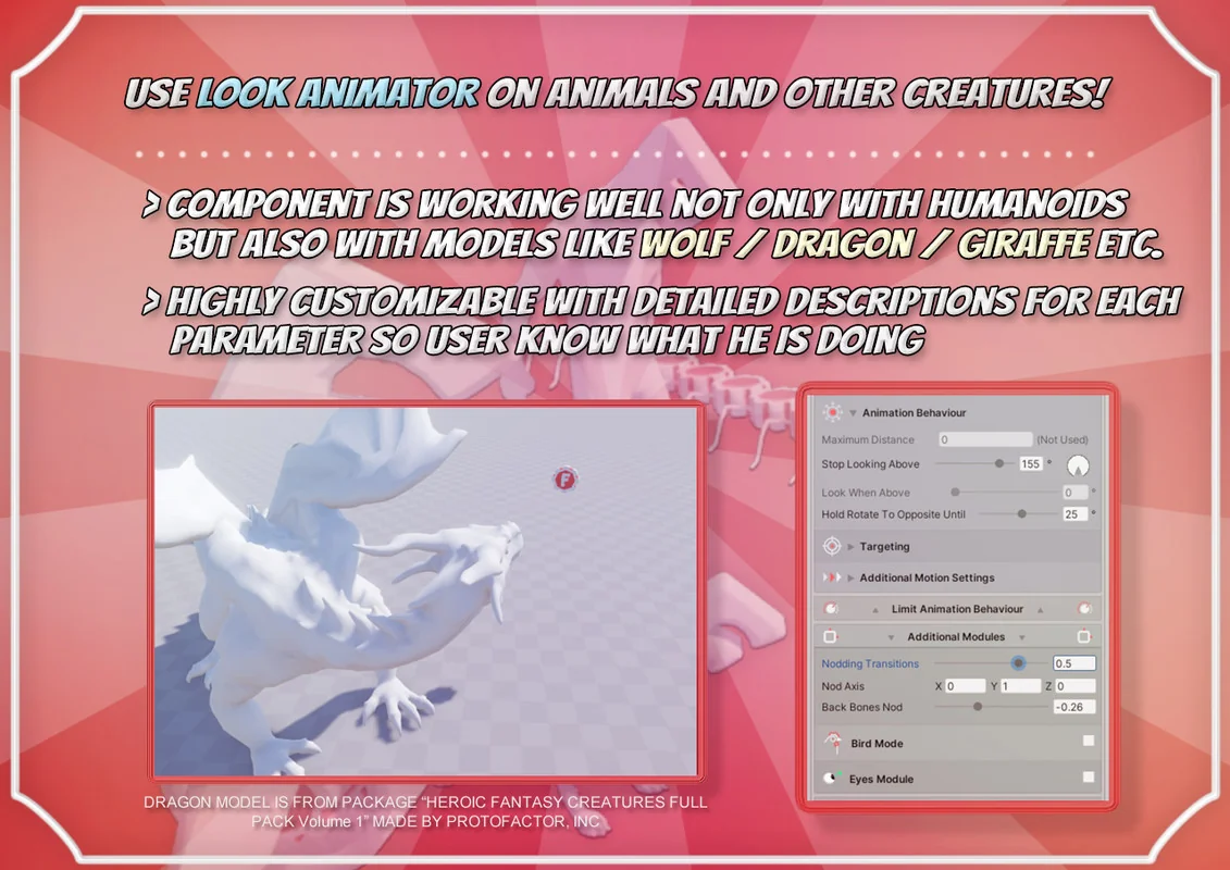 Look Animator asset