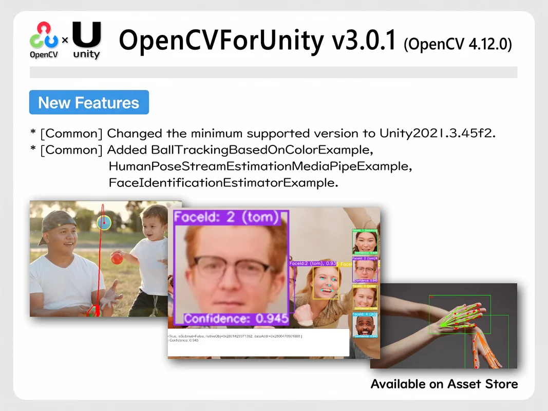 OpenCV for Unity asset