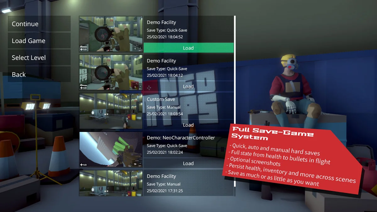 NeoFPS: FPS Controller, Template & Toolkit asset