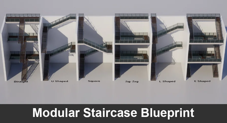 Modular Staircase Blueprint