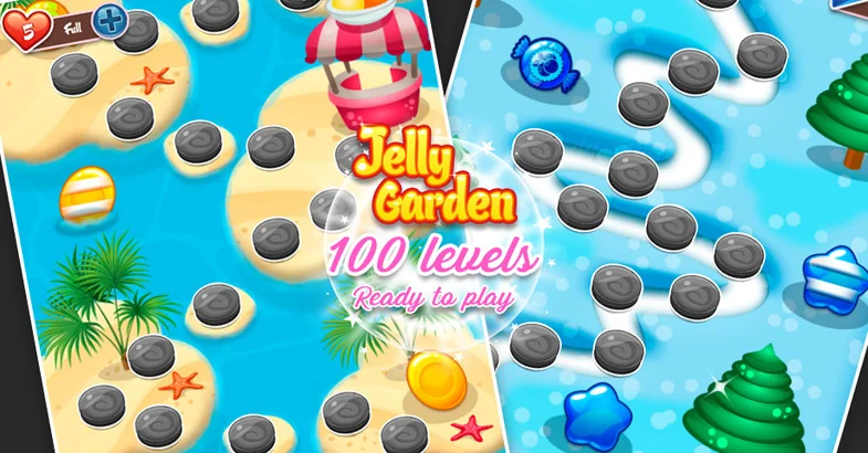 Match 3 Jelly Garden Kit asset