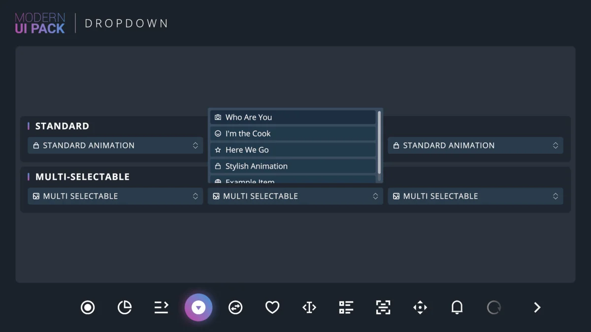 Modern UI Pack asset