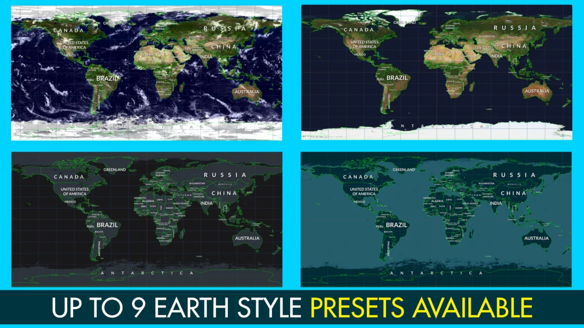 World Map 2D Edition 2 asset