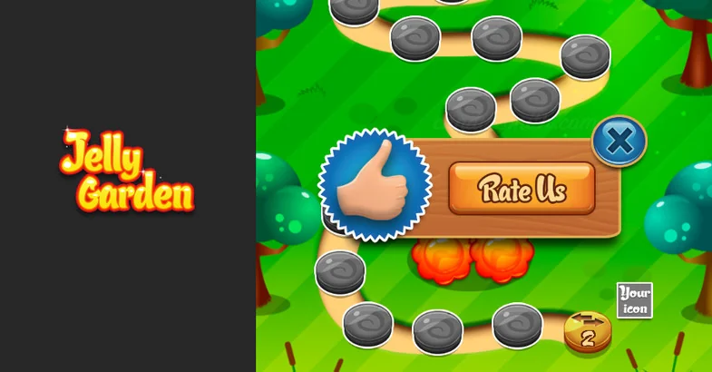 Match 3 Jelly Garden Kit asset