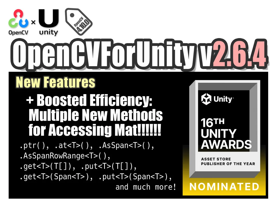 OpenCV for Unity asset