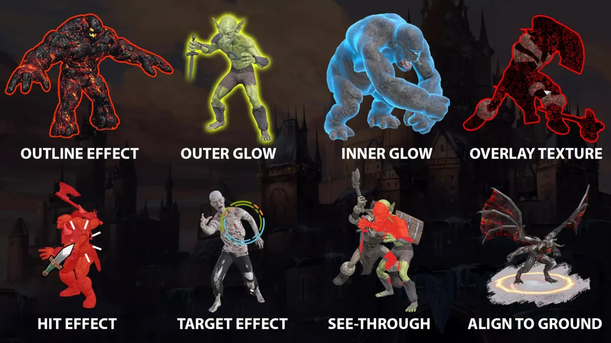 Highlight Plus 2 – All in One Outline & Selection Effects asset