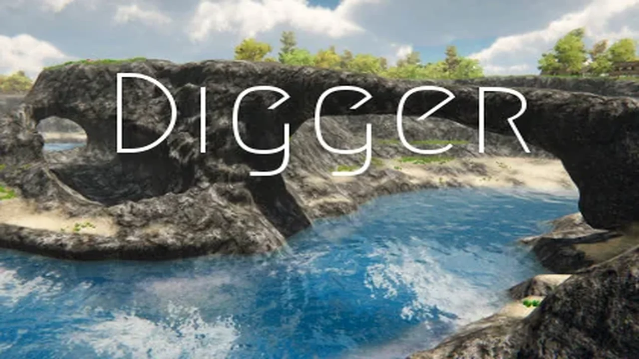Digger – Terrain Caves and Overhangs