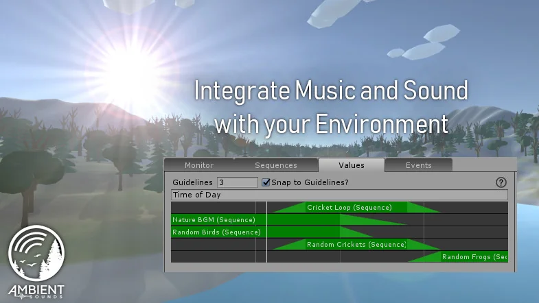 Ambient Sounds – Interactive Soundscapes for Unity 6 asset