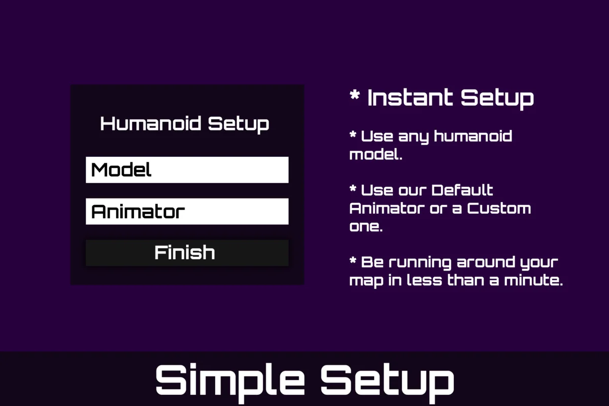 Third Person Controller – Humanoid Basics asset