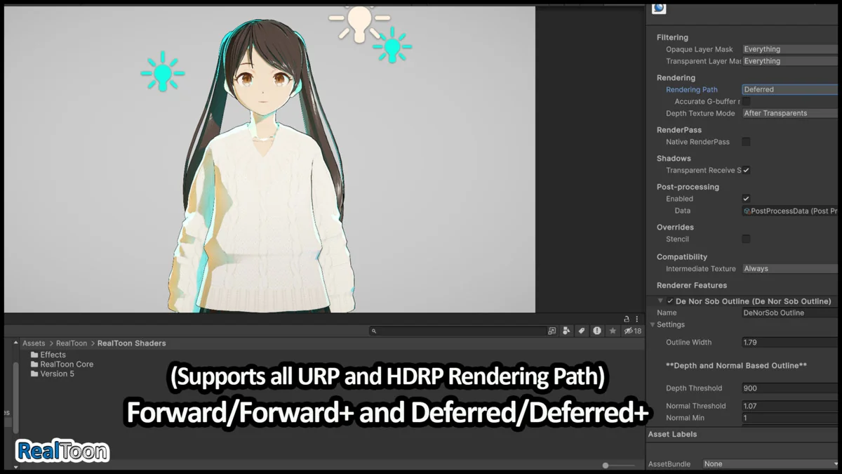 RealToon (Pro Anime/Toon Shader) asset