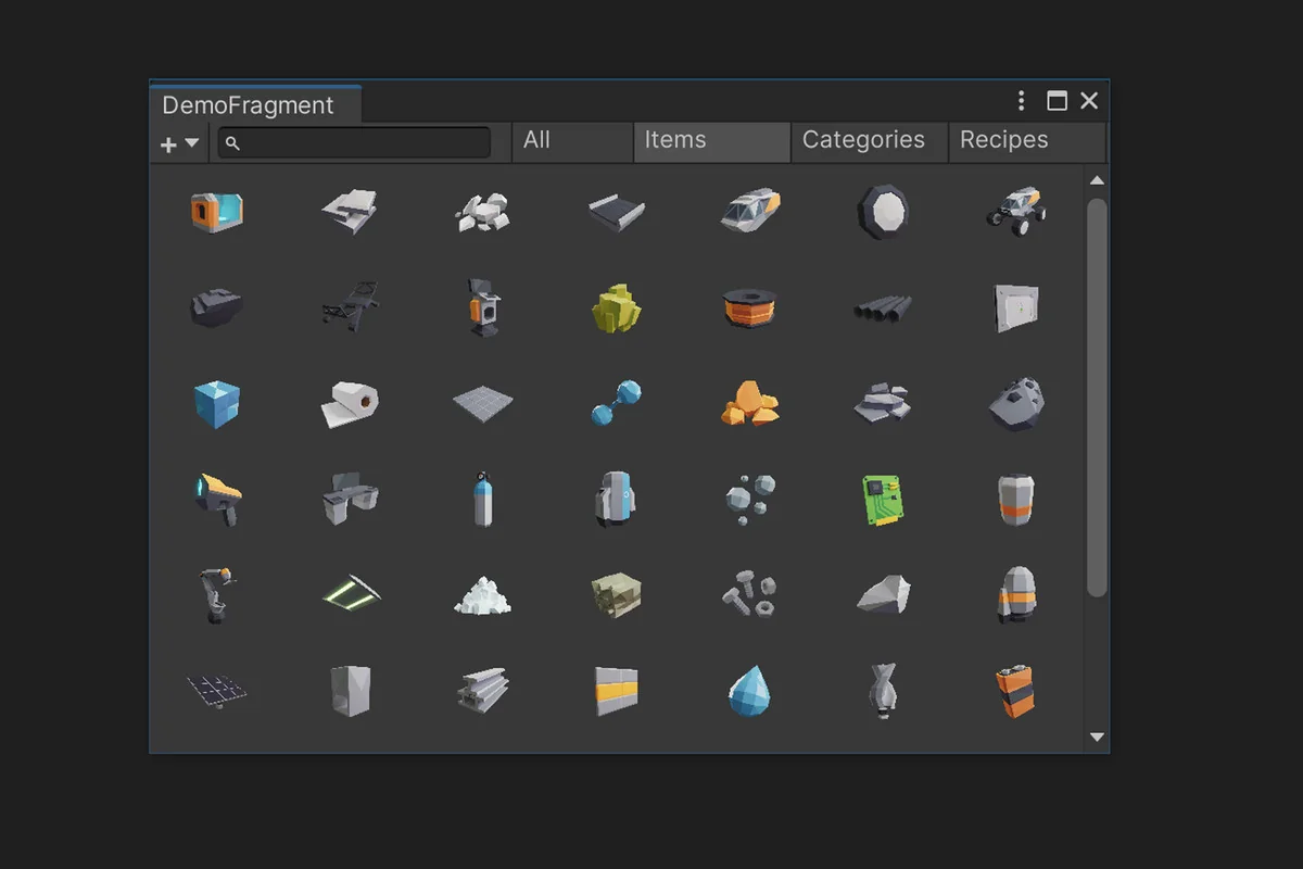 Ultimate Crafting System asset