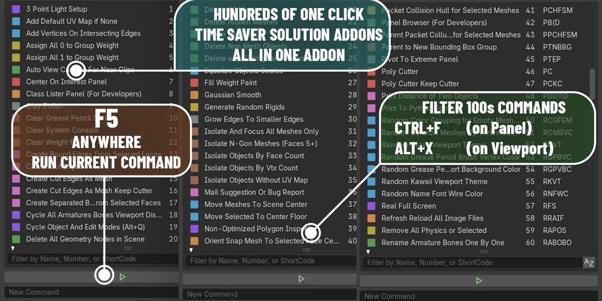 Command Box Addon For Blender asset