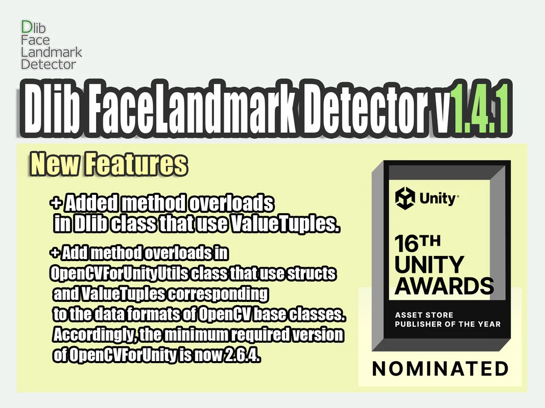 Dlib FaceLandmark Detector asset