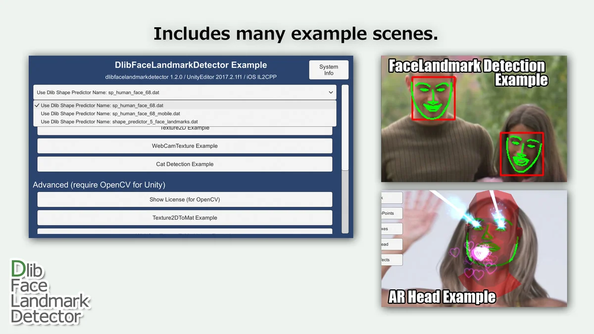 Dlib FaceLandmark Detector asset