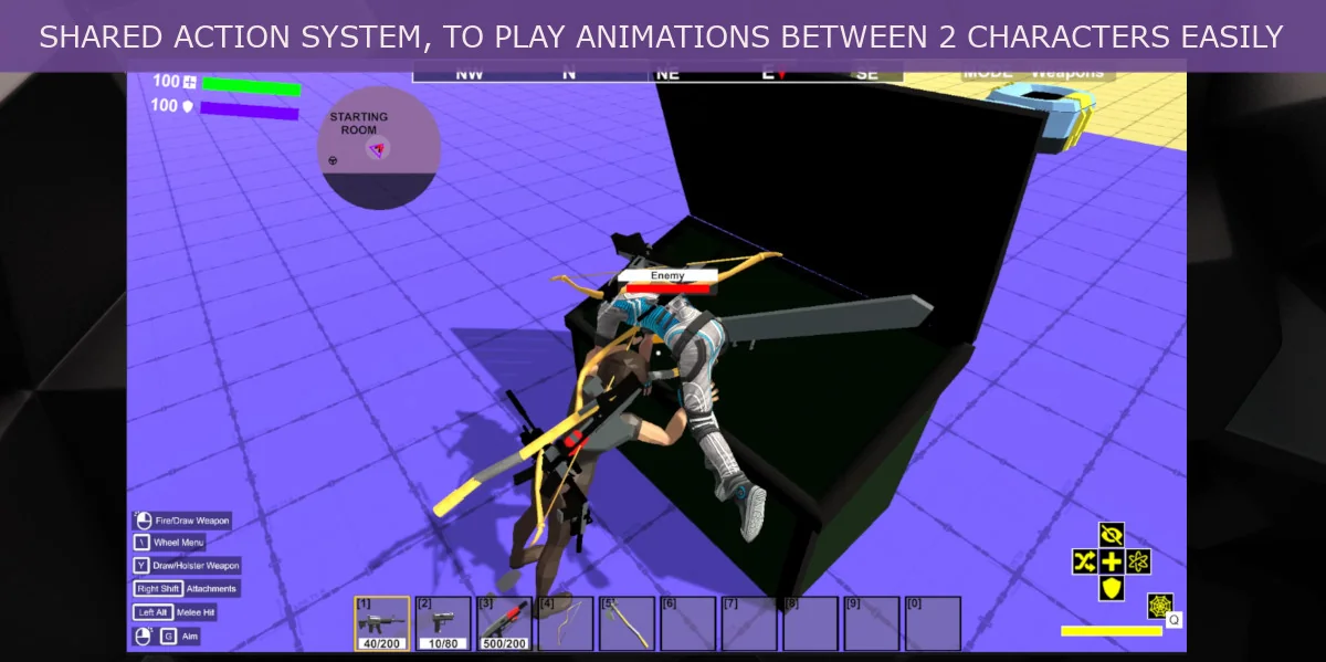 Game Kit Controller – Shooter Melee Adventure FPS TPS Creator 3D + 2.5D asset