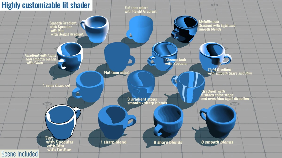 Quibli: Anime Shaders and Tools asset