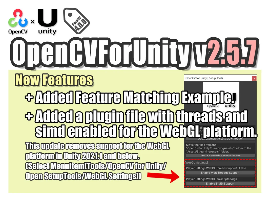 OpenCV for Unity asset