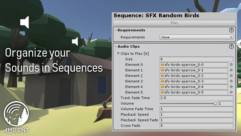 Ambient Sounds – Interactive Soundscapes for Unity 6 asset