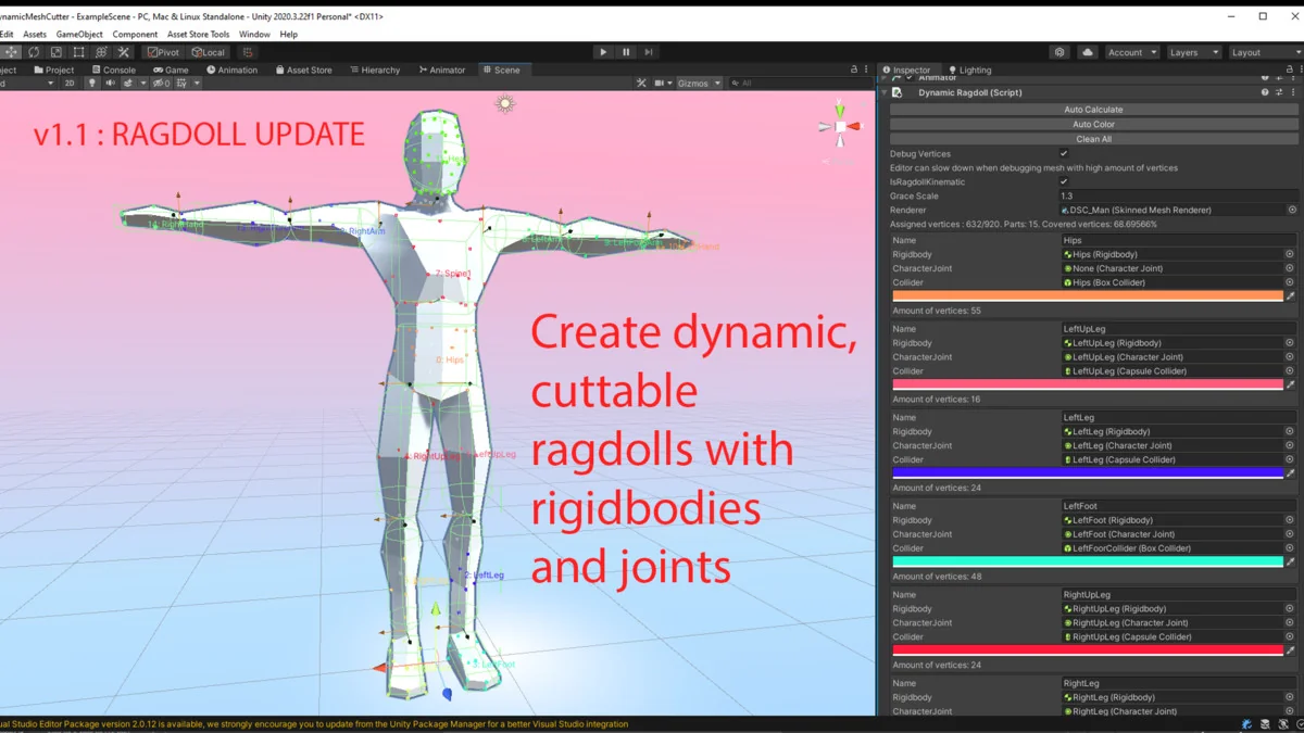Dynamic Mesh Cutter asset