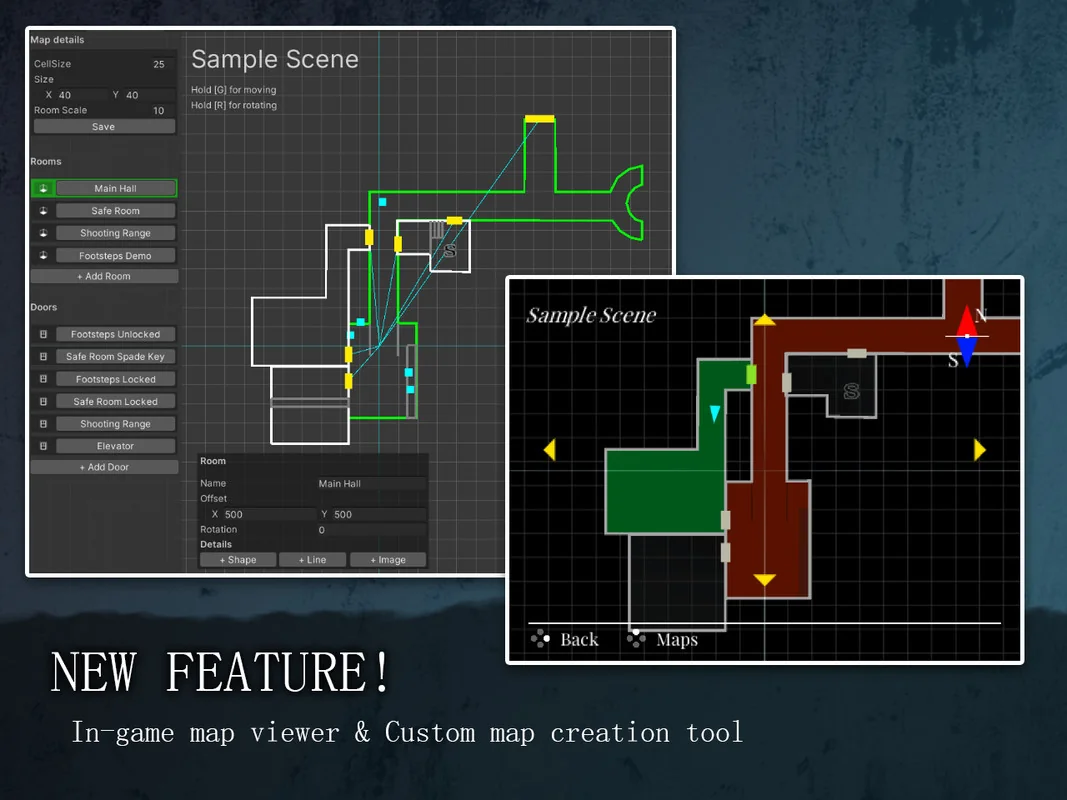 Retro Horror Template asset