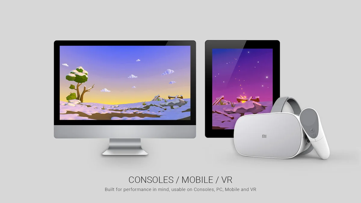 Polyverse Skies | Low Poly Skybox Shaders asset