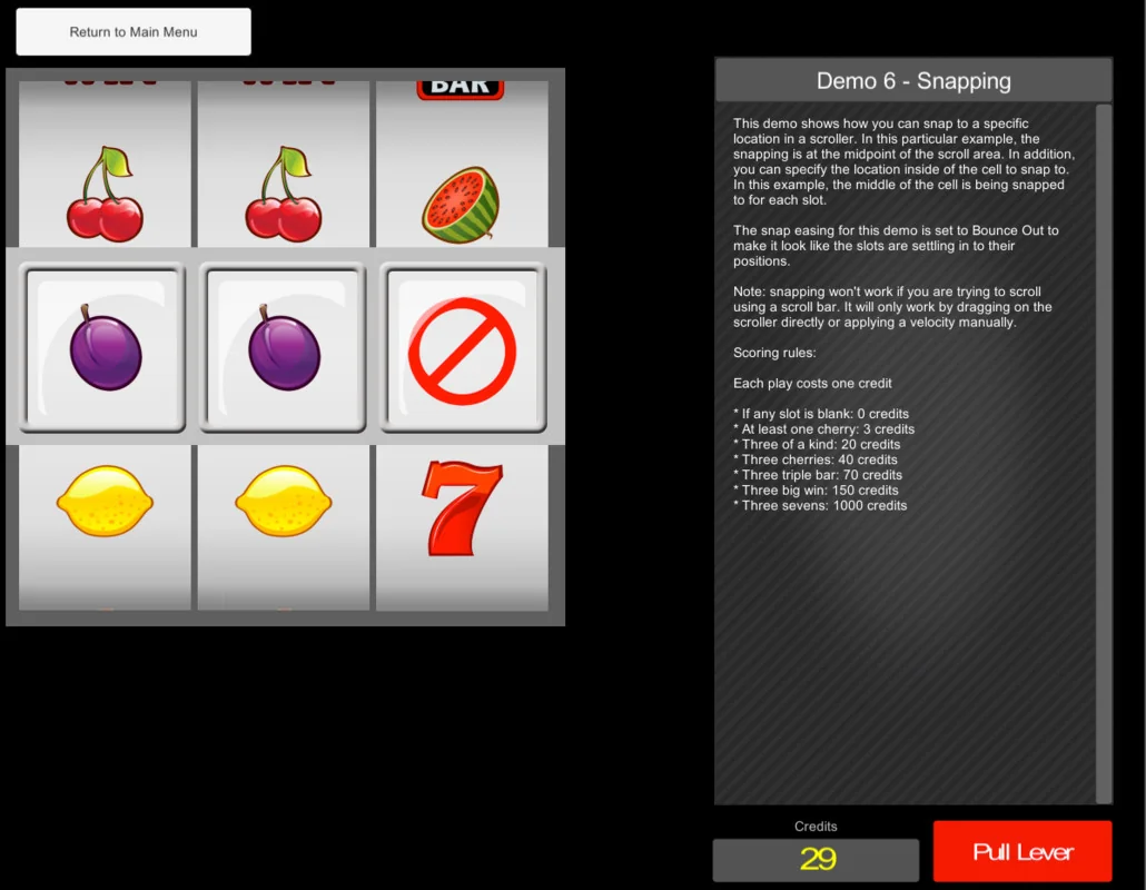EnhancedScroller asset