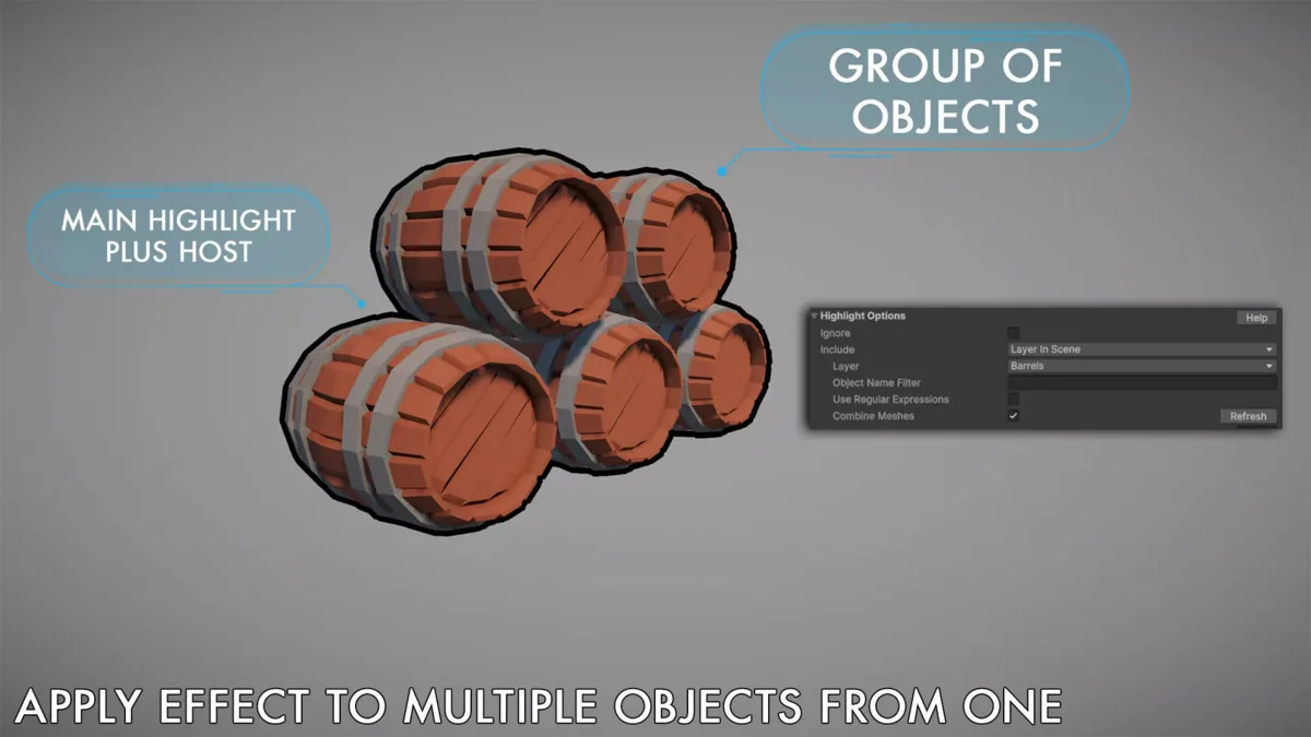 Highlight Plus 2 – All in One Outline & Selection Effects asset