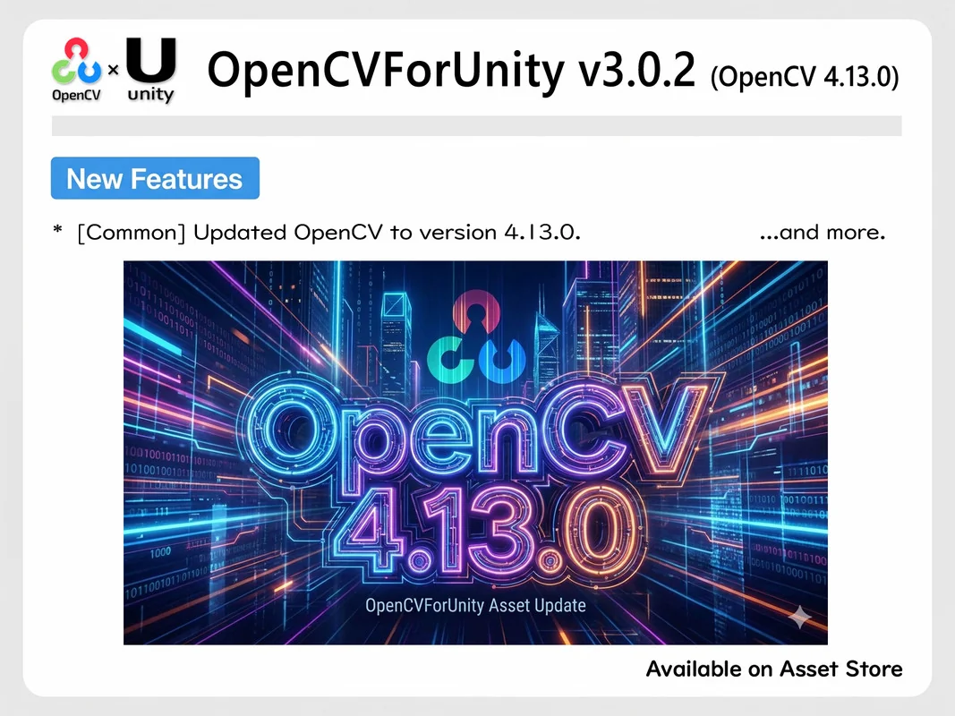 OpenCV for Unity asset