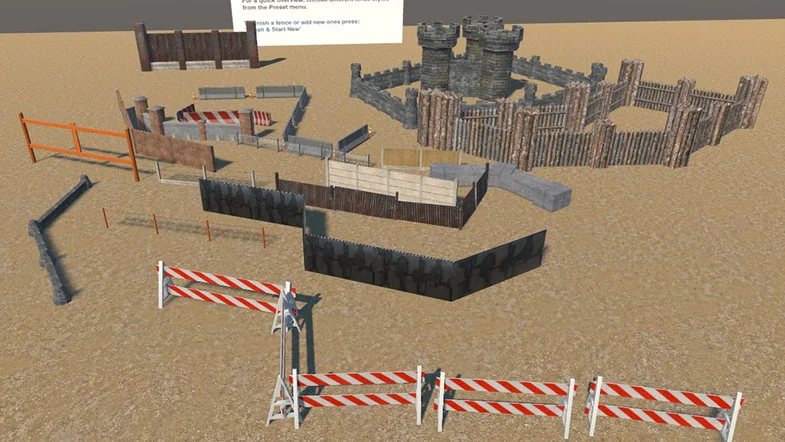 Auto Fence & Wall Builder asset