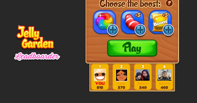 Match 3 Jelly Garden Kit asset