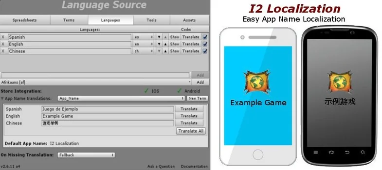 I2 Localization asset