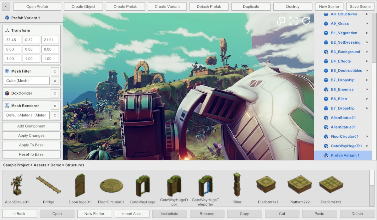 Runtime Asset Database asset